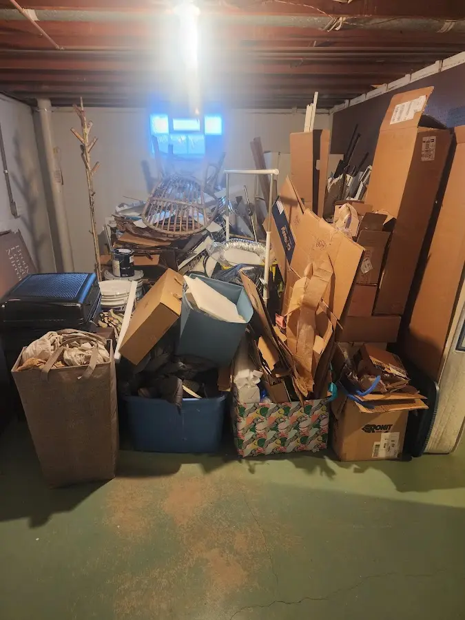 Roll-off dumpster container at job site for Construction Dumpster Rental in Billings